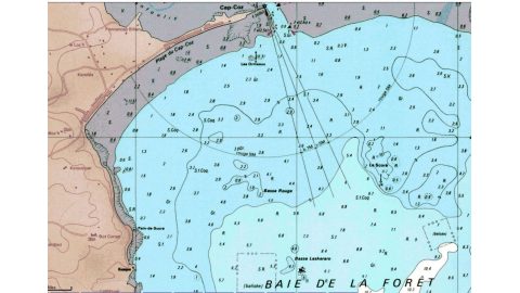 AVURNAV LOCAL BREST 1899 IROISE - BAIE DE LA FORET 