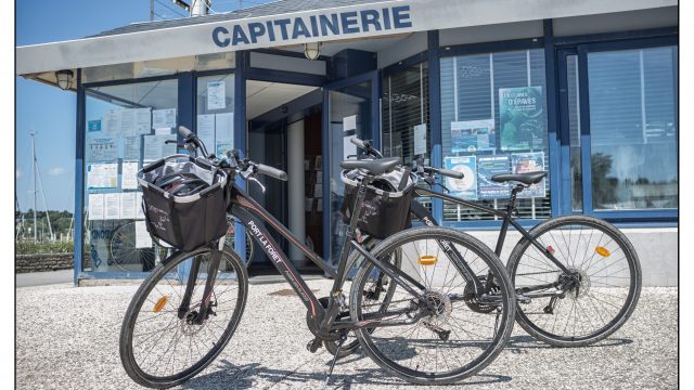 Mise � disposition de v�los pour les plaisanciers en escale.